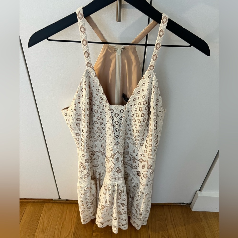 BCBG Max Azria White Lace Dress